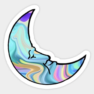 Holo Moon Sticker